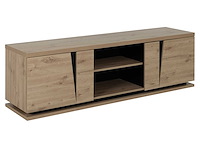 Tv-meubel split 2 deuren 181cm - artisan eik - afbeelding 3 van  5