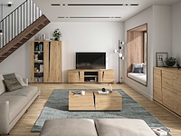 Tv-meubel split 2 deuren 181cm - artisan eik - afbeelding 5 van  5