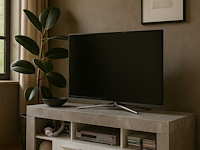 Tv-meubel vidi 180 cm - beton/wit - afbeelding 2 van  5