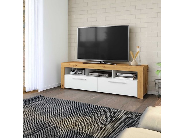 Tv-meubel vidi 180 cm - oude eik - afbeelding 1 van  4