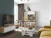 Tv-meubel watt 165cm - eik/wit - afbeelding 1 van  7