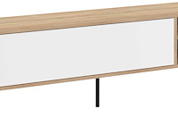 Tv-meubel watt 165cm - eik/wit - afbeelding 5 van  7