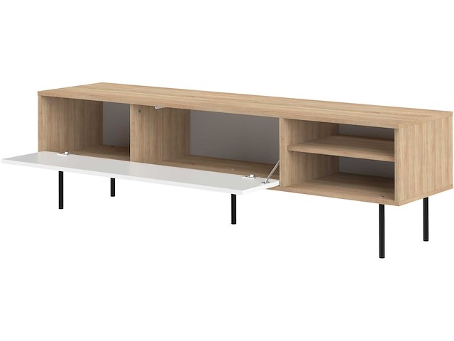Tv-meubel watt 165cm - eik/wit - afbeelding 7 van  7