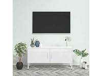 Tv-meubel wit staal - afbeelding 4 van  5