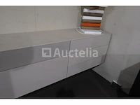 Tv-meubelset met vitrine