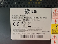 Tv toestel lg mz-42pm23 - afbeelding 3 van  3