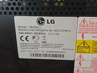 Tv toestel lg mz-42pm23 - afbeelding 3 van  3