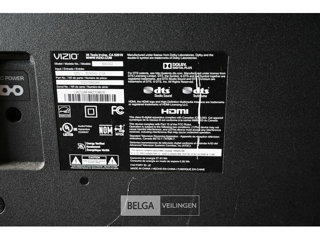 Tv-toestel vizio - afbeelding 4 van  4