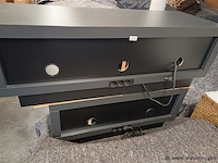 Tv/hifi meubel, grijs, 2 stuks - afbeelding 2 van  2