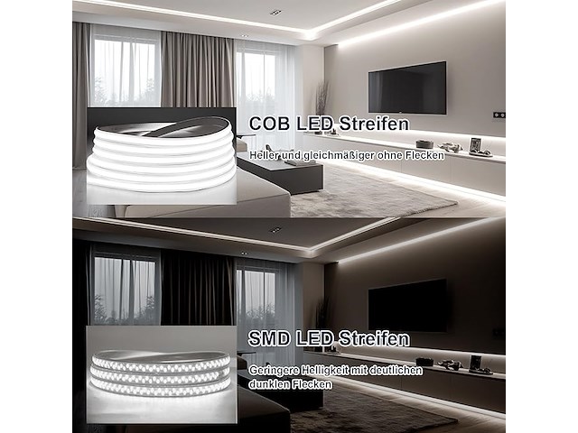 Tway cob led-strip 220 v 20 m - afbeelding 6 van  6