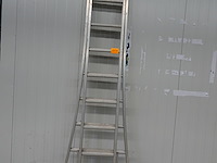 Tweedelige alu ladder solide - afbeelding 1 van  3