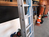 Tweedelige aluminium schuifladder - afbeelding 4 van  4