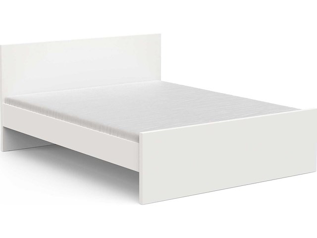 Tweepersoonsbed clyde - 160x200cm - wit - afbeelding 1 van  8