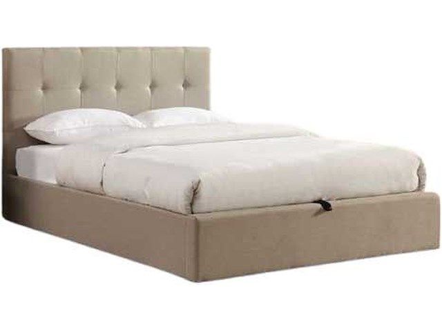 Tweepersoonsbed corbi met opbergruimte 140x200 - zand - afbeelding 3 van  4