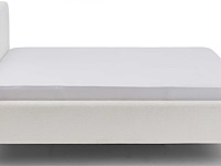 Tweepersoonsbed dalila 160x200cm teddystof - wit - afbeelding 2 van  6