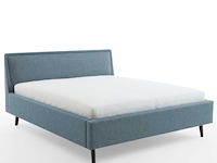 Tweepersoonsbed estee 180x200 met opbergruimte - blauw/zwart - afbeelding 5 van  7