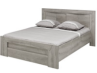 Tweepersoonsbed hayden met lade 140x200 - lichtgrijze eik - afbeelding 4 van  4