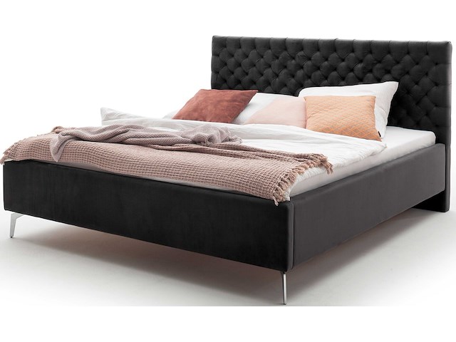 Tweepersoonsbed janice met opbergruimte 180x200cm - zwart - afbeelding 5 van  5