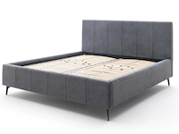 Tweepersoonsbed lizzie 180x200cm met opbergruimte - antraciet - afbeelding 2 van  7