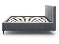 Tweepersoonsbed lizzie 180x200cm met opbergruimte - antraciet - afbeelding 3 van  7