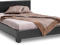 Tweepersoonsbed miro 140x200 - bruin - afbeelding 1 van  4