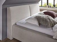 Tweepersoonsbed mitoma | 160 x 200 cm | beigekleurig design - afbeelding 2 van  7