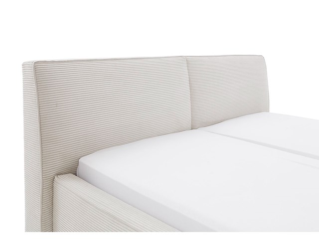 Tweepersoonsbed mitoma | 160 x 200 cm | beigekleurig design - afbeelding 3 van  7