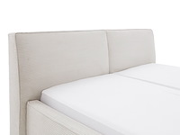 Tweepersoonsbed mitoma | 160 x 200 cm | beigekleurig design - afbeelding 3 van  7