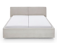Tweepersoonsbed mitoma | 160 x 200 cm | beigekleurig design - afbeelding 5 van  7