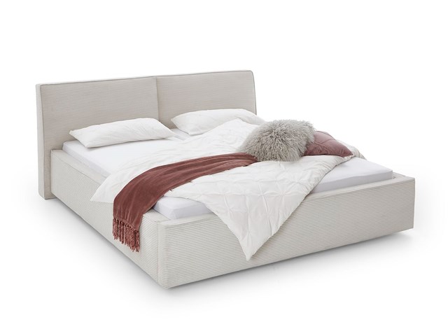 Tweepersoonsbed mitoma | 160 x 200 cm | beigekleurig design - afbeelding 6 van  7