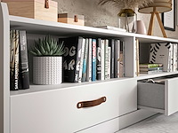 Tweepersoonsbed sabri 140x190cm, 3 lades - wit - afbeelding 6 van  7