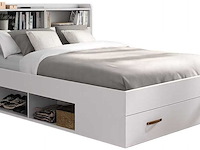 Tweepersoonsbed sabri 140x190cm, 3 lades - wit - afbeelding 7 van  7