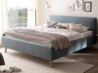 Tweepersoonsbed tony 180x200cm met opbergruimte - ijsblauw - afbeelding 2 van  8