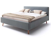 Tweepersoonsbed tony 180x200cm met opbergruimte - ijsblauw - afbeelding 3 van  8