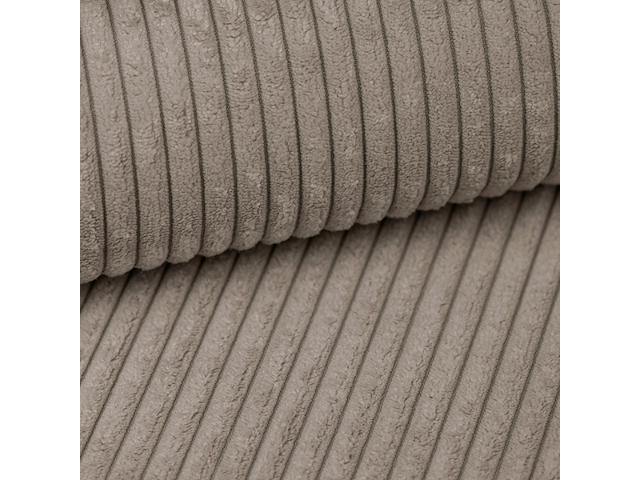 Tweepersoonsbed velma 180x200cm ribfluweel - taupe - afbeelding 7 van  7