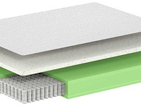 Tweepersoonsmatras excellence 180x200x23cm - pocketveren - afbeelding 4 van  4