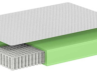 Tweepersoonsmatras royal 120x200x23cm - pocketveren - afbeelding 2 van  4