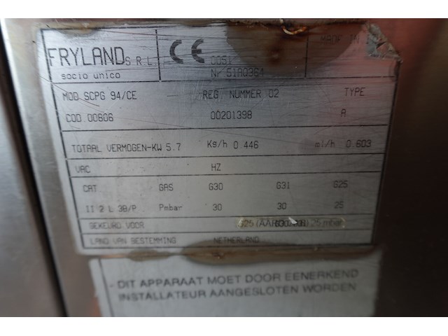 Tweepit gasfornuis fryland - afbeelding 4 van  4
