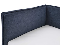 Twijfelaar ollie | met rugleuning | 140 x 200 cm | donkerblauw design - afbeelding 3 van  7