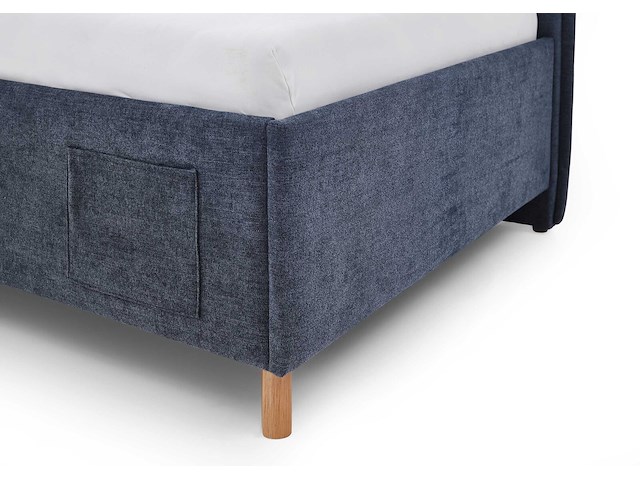 Twijfelaar ollie | met rugleuning | 140 x 200 cm | donkerblauw design - afbeelding 4 van  7