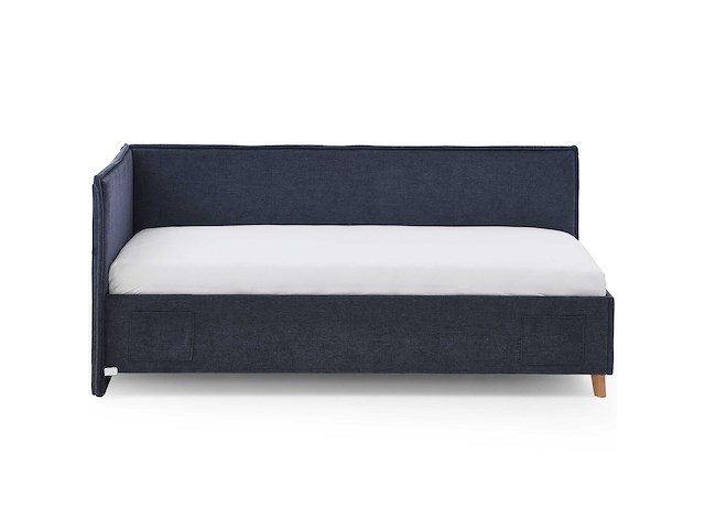 Twijfelaar ollie | met rugleuning | 140 x 200 cm | donkerblauw design - afbeelding 5 van  7