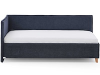 Twijfelaar ollie | met rugleuning | 140 x 200 cm | donkerblauw design - afbeelding 5 van  7