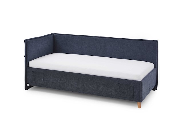 Twijfelaar ollie | met rugleuning | 140 x 200 cm | donkerblauw design - afbeelding 6 van  7