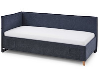 Twijfelaar ollie | met rugleuning | 140 x 200 cm | donkerblauw design - afbeelding 6 van  7
