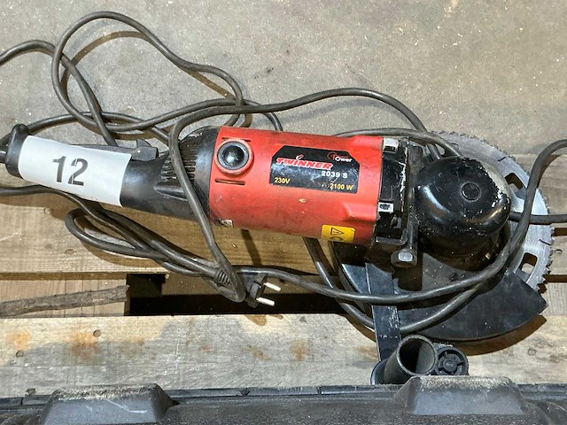 Twinner 2039 s haakse slijpmachine - afbeelding 1 van  2