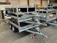 Twins trailer onafgewerkte aanhangwagen (3x) - afbeelding 7 van  11