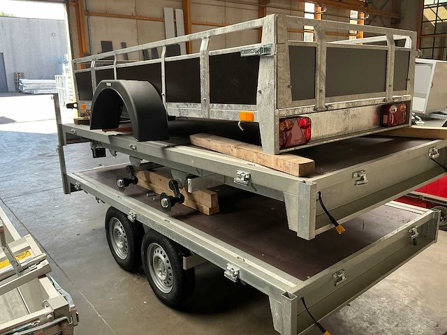 Twins trailer onafgewerkte aanhangwagen (3x) - afbeelding 11 van  11