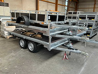 Twins trailer onafgewerkte aanhangwagen (3x) - afbeelding 6 van  11
