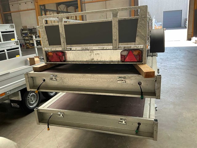 Twins trailer onafgewerkte aanhangwagen (3x) - afbeelding 10 van  11