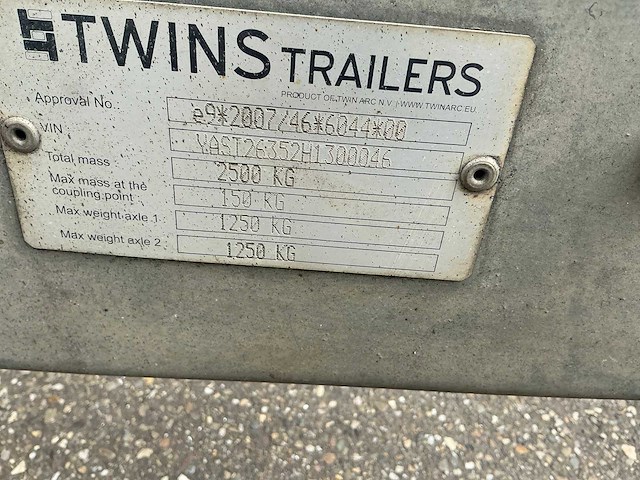Twins trailer t2635 multitransporter - afbeelding 2 van  11